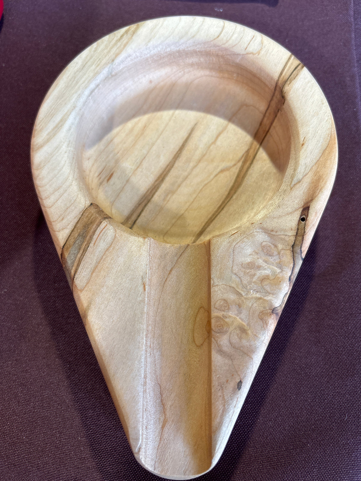 Cigar Rest Tear Drop Maple