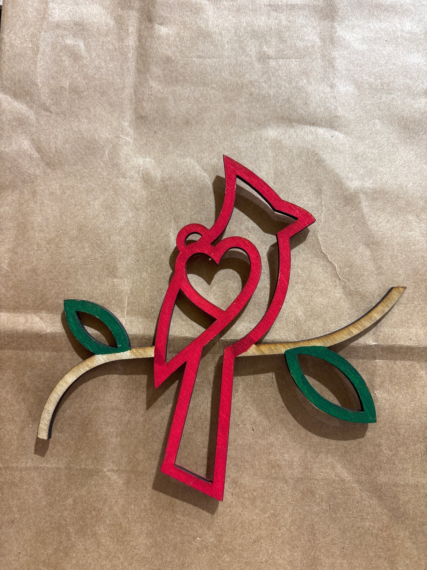 Cardinal on a Branch