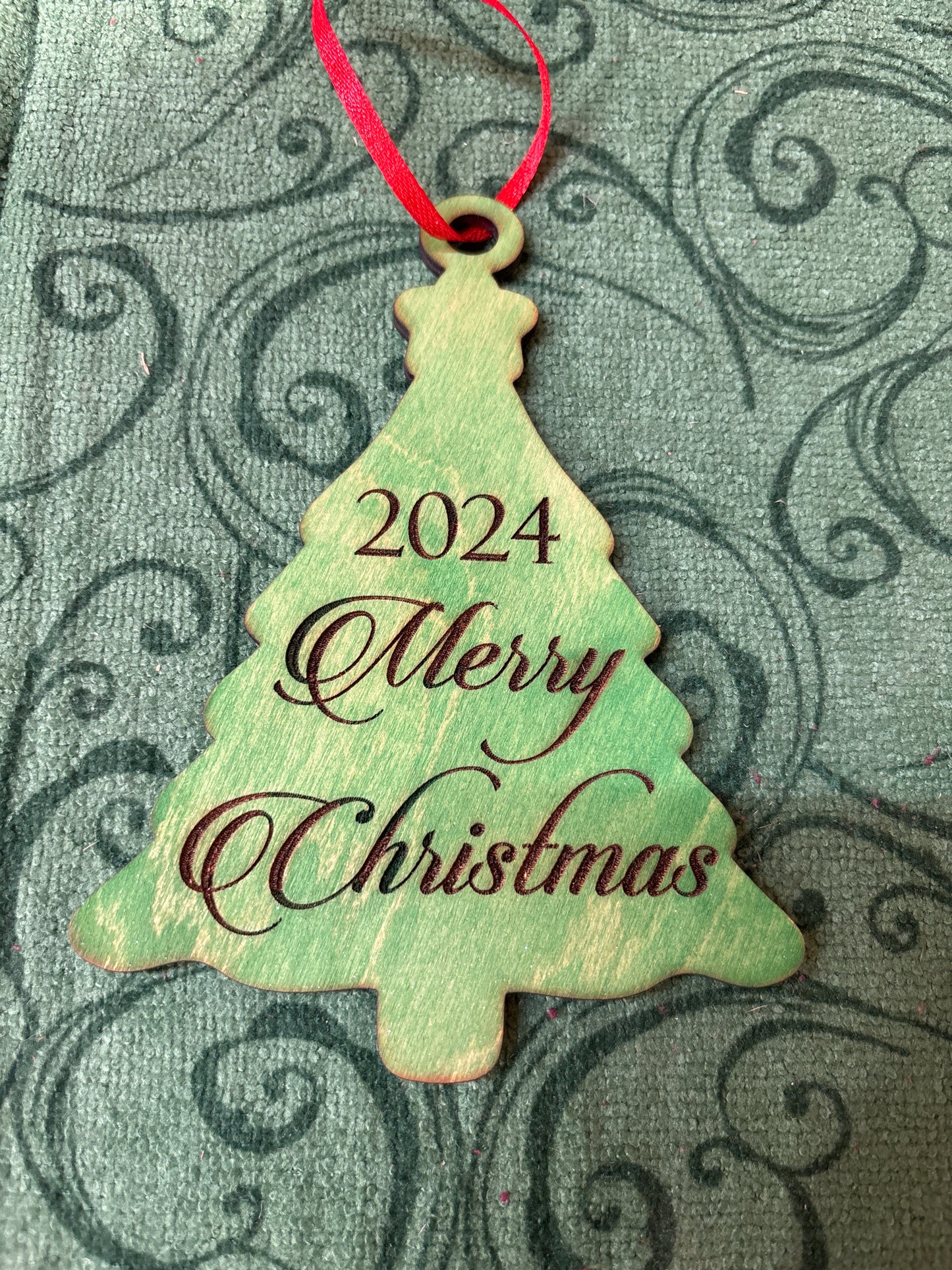 Green 2024 Christmas Tree