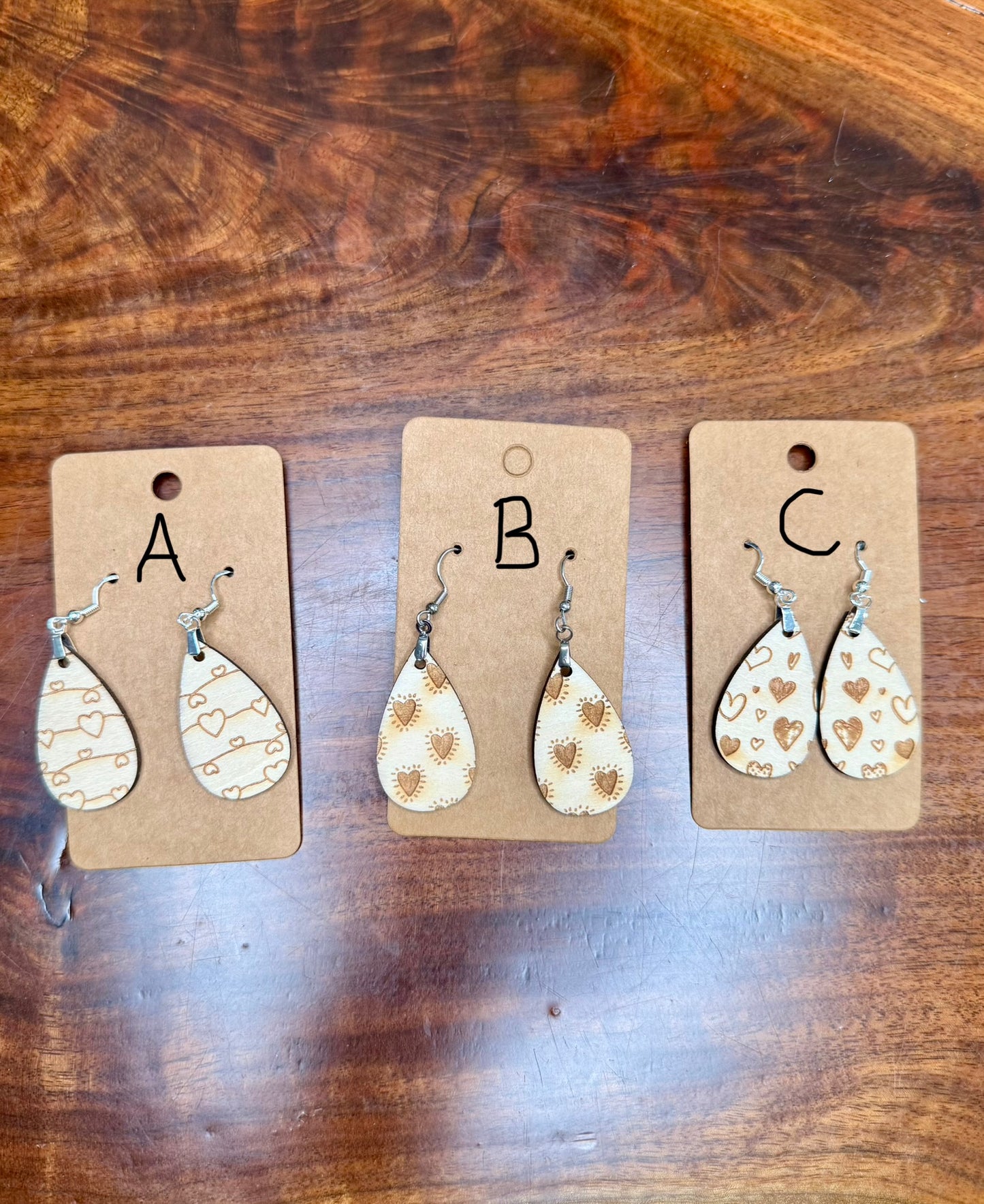 Valentine's Outline Heart Earrings