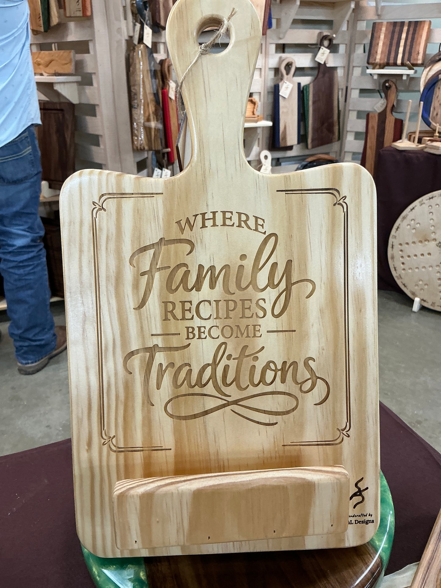 Recipe Book Holders pine
