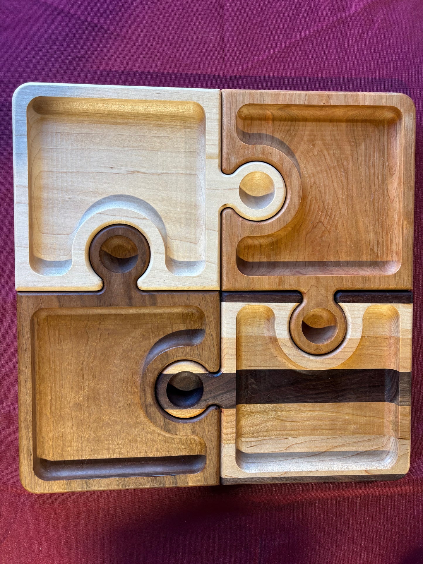 Square Puzzle Piece Trays