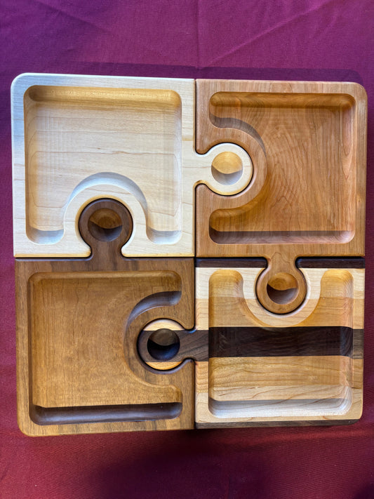 Square Puzzle Piece Trays