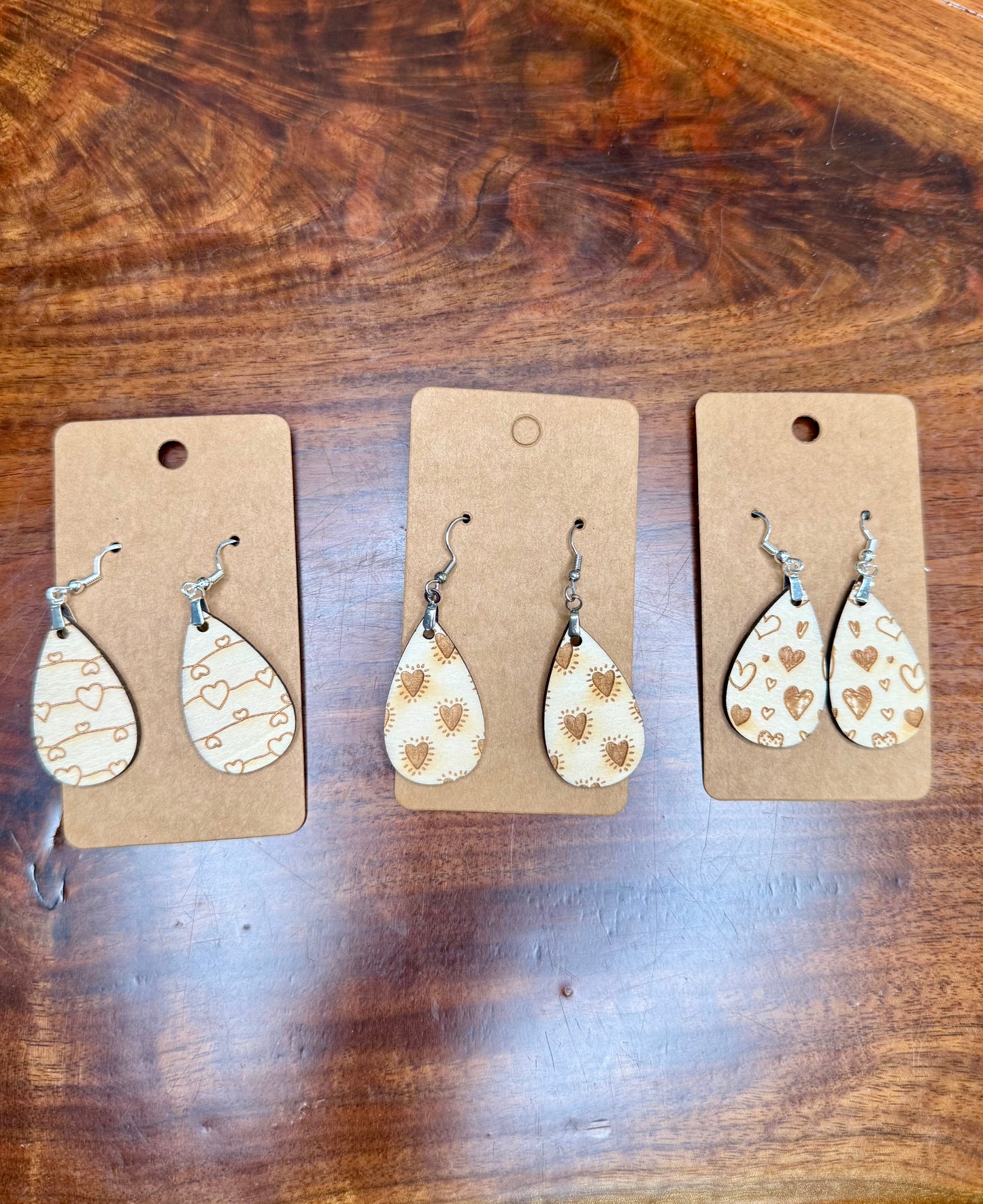 Valentine's Outline Heart Earrings